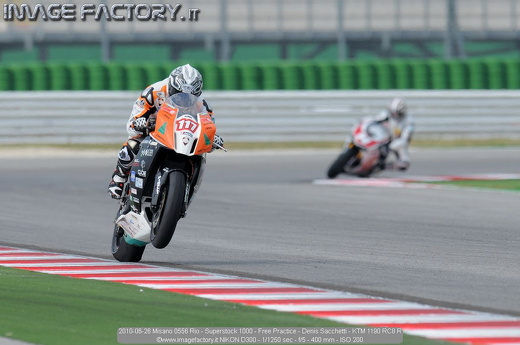 2010-06-26 Misano 0556 Rio - Superstock 1000 - Free Practice - Denis Sacchetti - KTM 1190 RC8 R